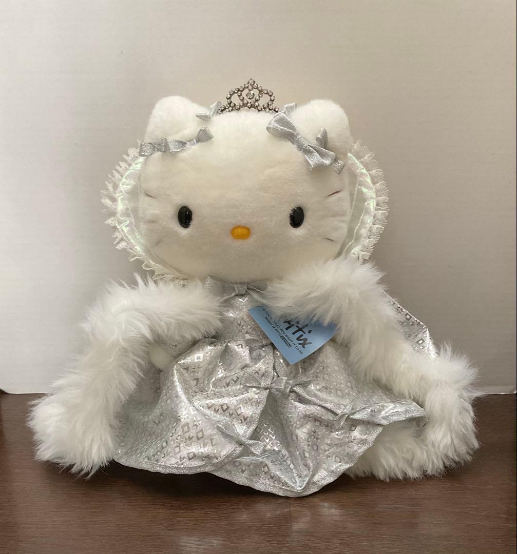 ハローキティぬいぐるみ　vivitix 激レア】ハローキティ Vivitix ぬいぐるみ☆ヴィテージ キティはち