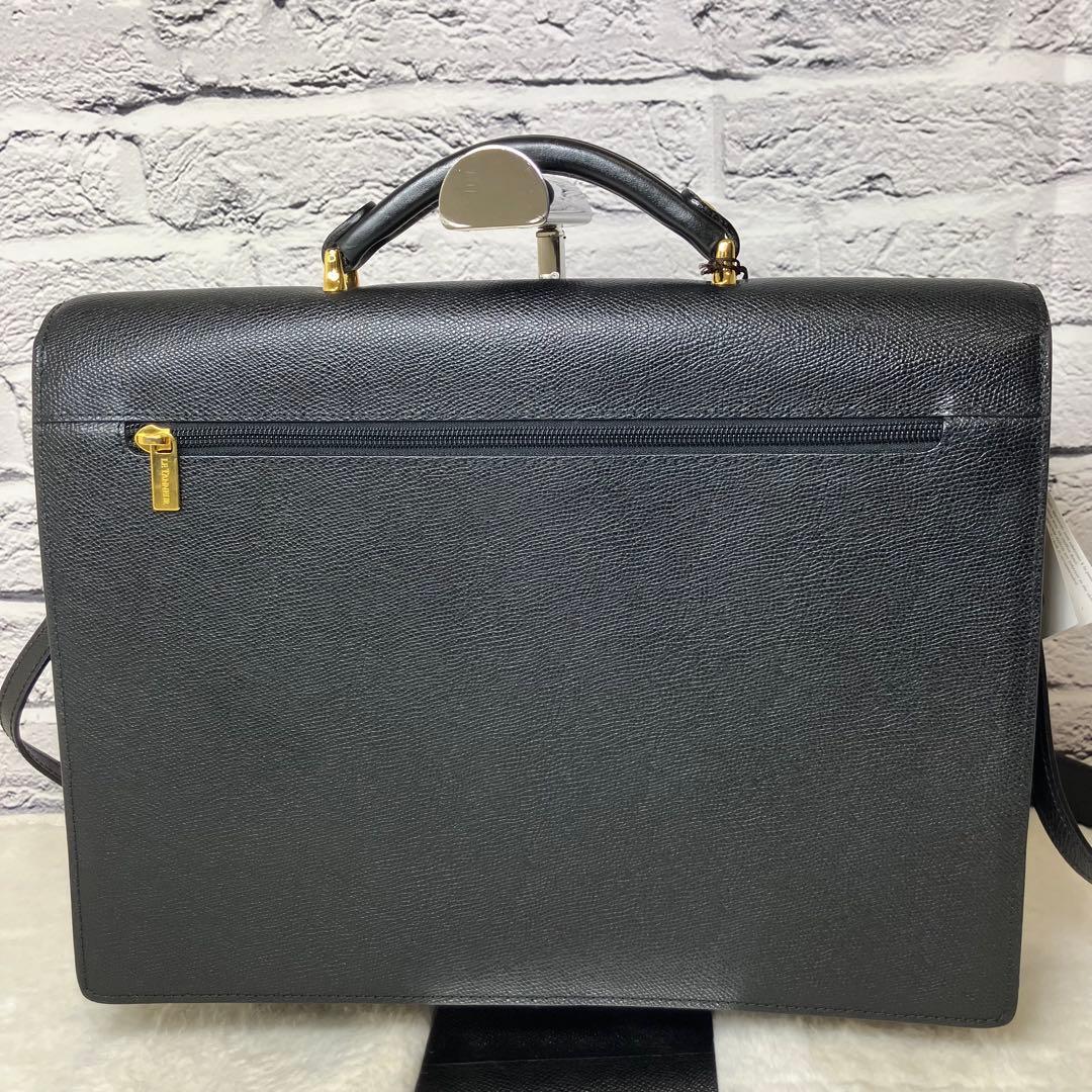 美品✨ LE TANNEUR 2way サフィアーノレザー 牛革 ダレスバッグ