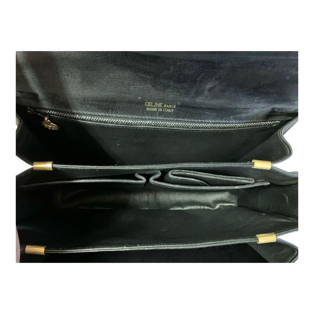 CELINE ブラック ショルダーバッグ