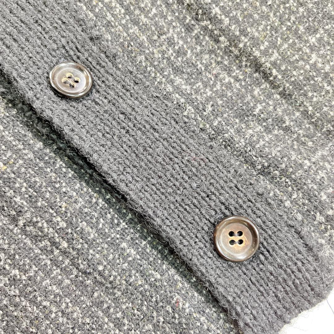 COMME des GARÇONS HOMME ニット ベスト 黒×グレー