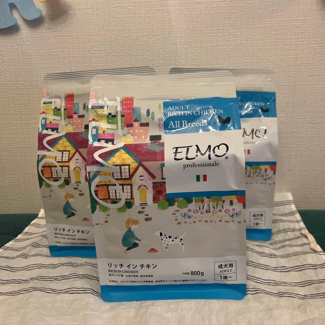 ELMO リッチインチキン ドライフード 800g✖️3袋 - メルカリ