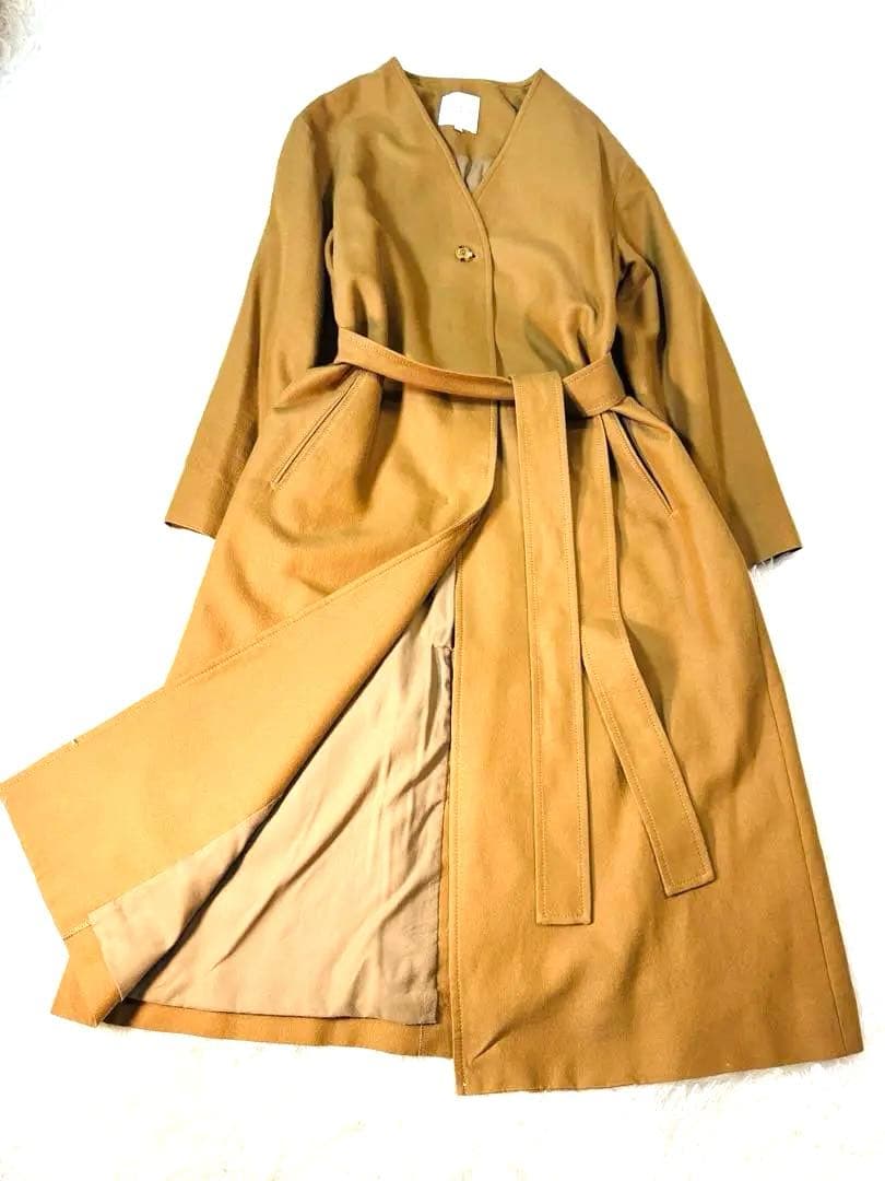 MACKINTOSH PHILOSOPHYノーカラーコート 38 キャメル - メルカリ
