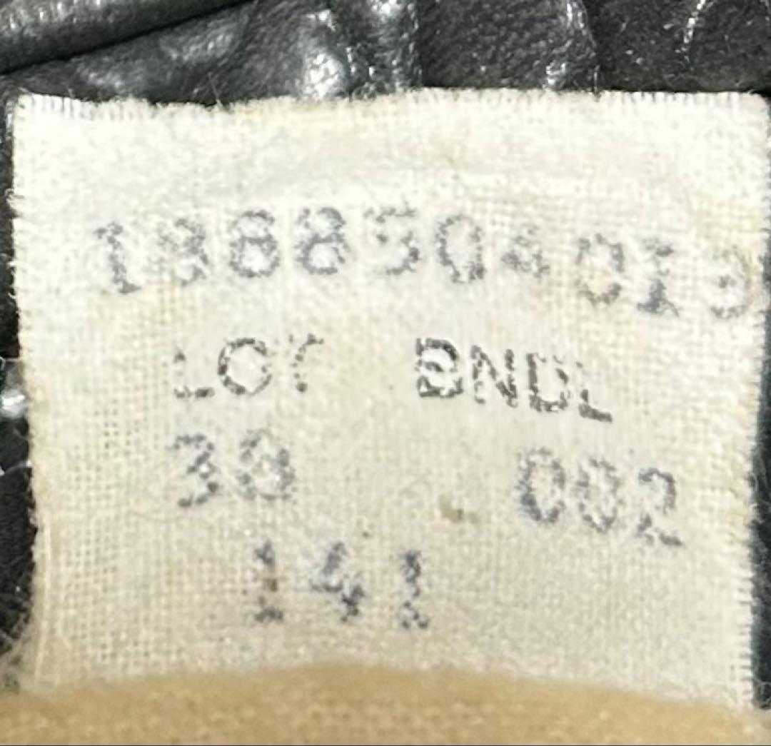 ⑥schott【38】141米国製◇革ジャンninjaハーレーgpzショベル - メルカリ