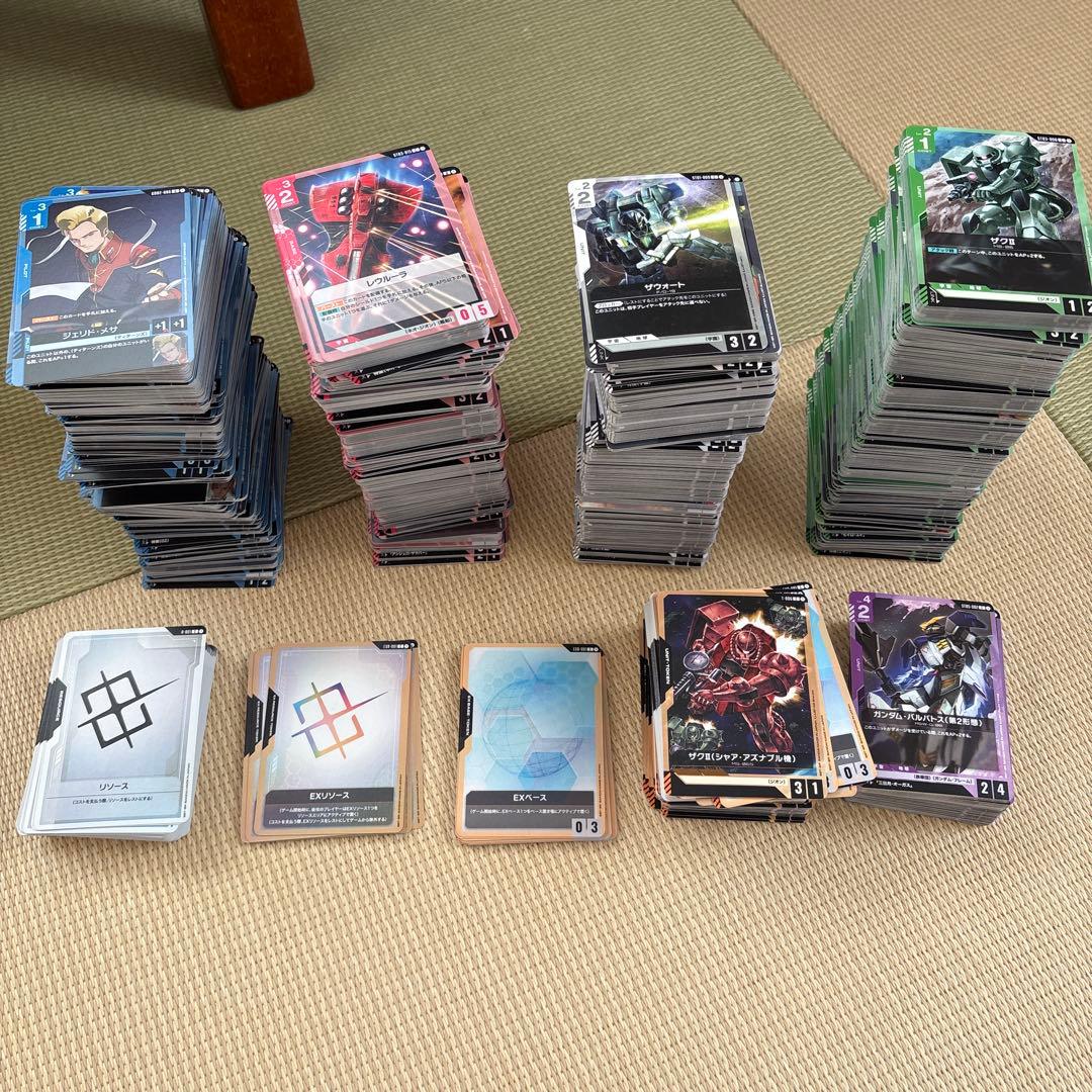 ガンダムカードゲーム引退品まとめ