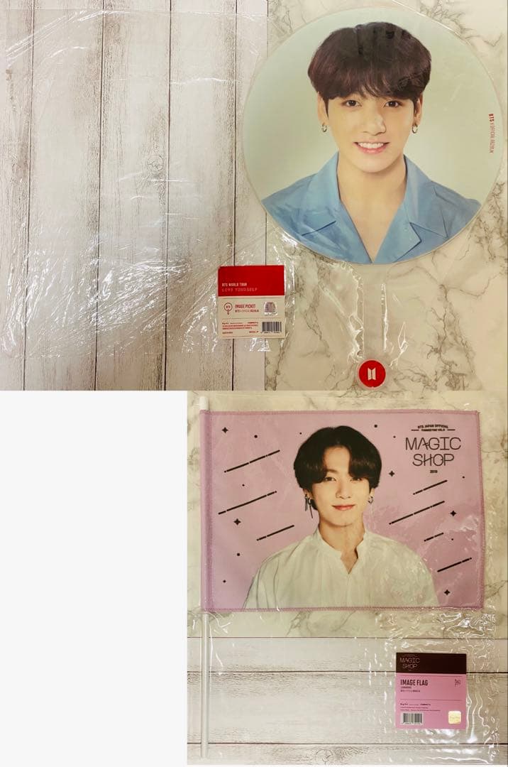 BTS ジョングク 公式 グッズ うちわ フラッグ トレカ ミニフォト ラキドロ