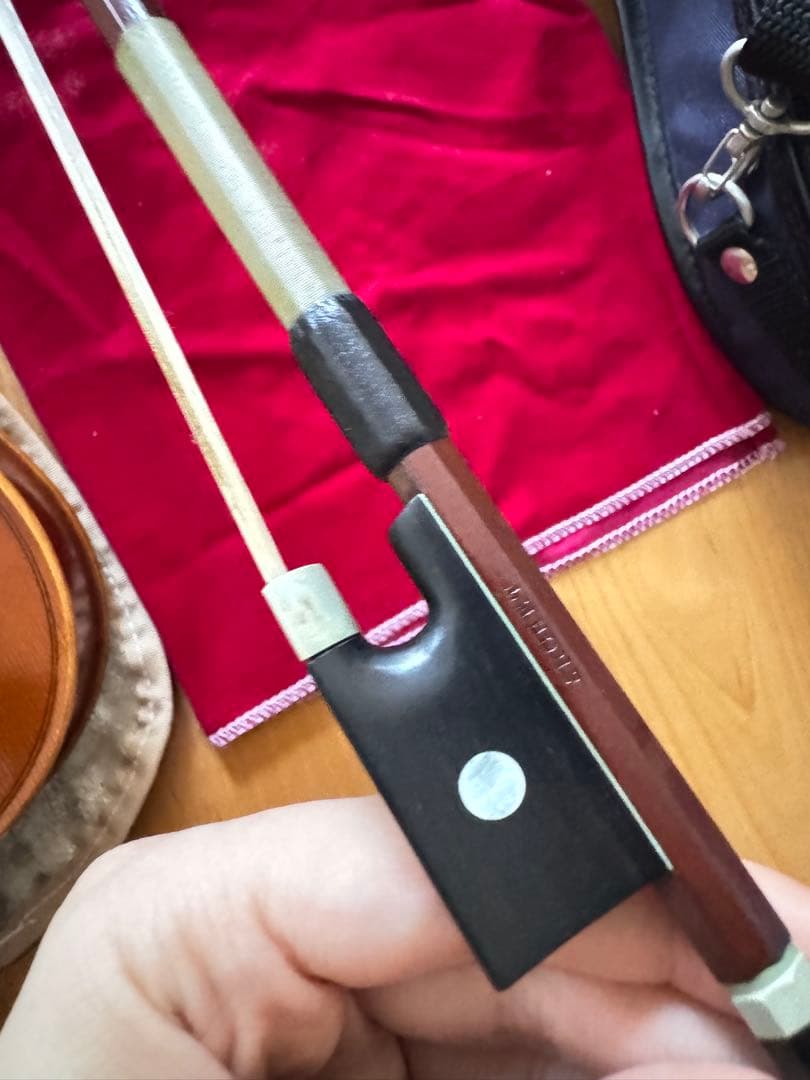 良質バイオリンと教本セット、チューナー付き 1/2｜高級バイオリンと