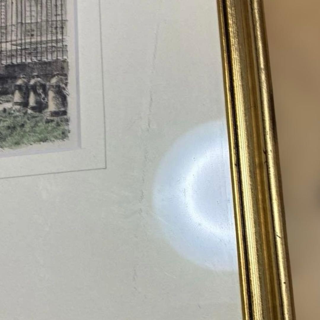 フランスアンティーク銅版画 ヴォー・ル・ヴィコント城 - メルカリ