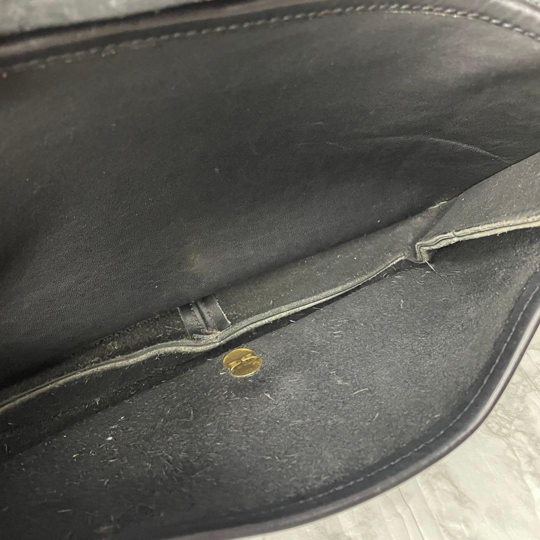 Vintage Coach オールドコーチ ショルダーバッグ USA ネイビー