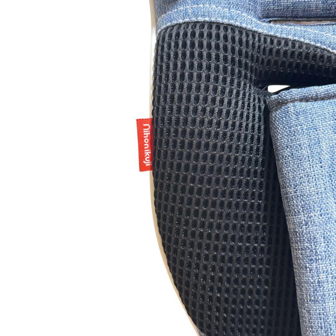 美品✨日本育児 トラベルベスト ECプラス デニム チャイルドシート