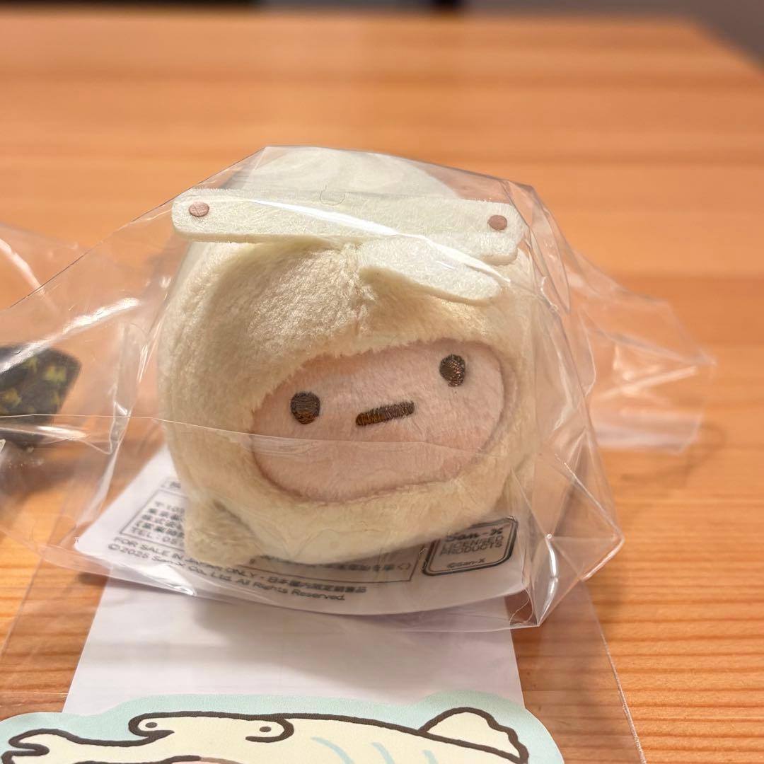 【6点セット】大絶滅展×すみっコぐらし　手のりぬいぐるみ＆ステッカー