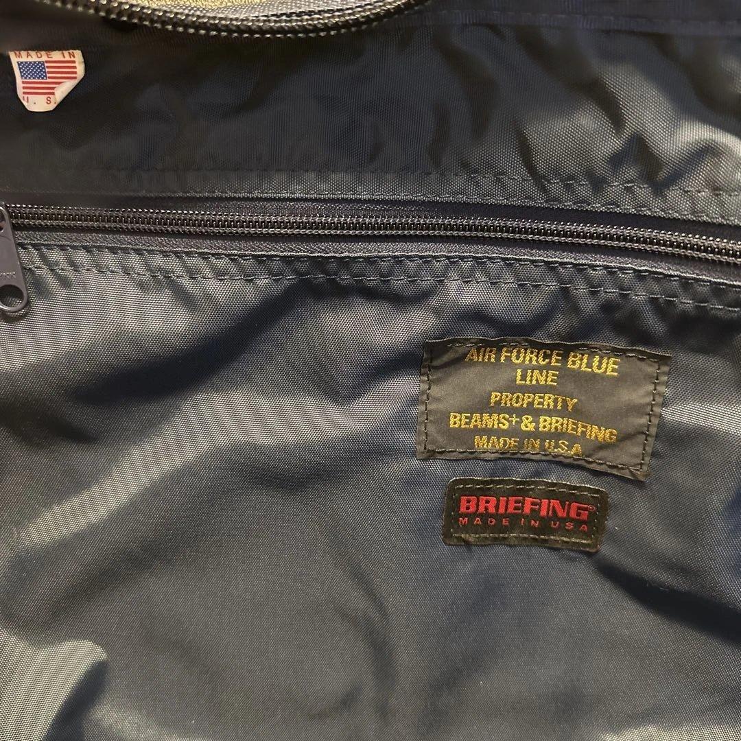 BRIEFING BEAMSコラボ ネイビービジネスバッグ