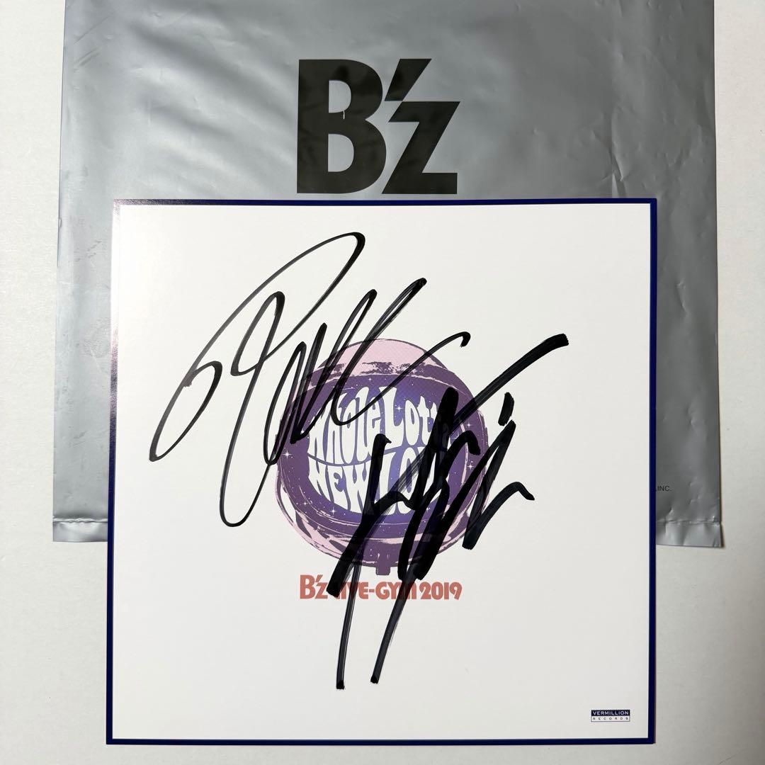 B´z 直筆サイン色紙 LIVE-GYM 2019