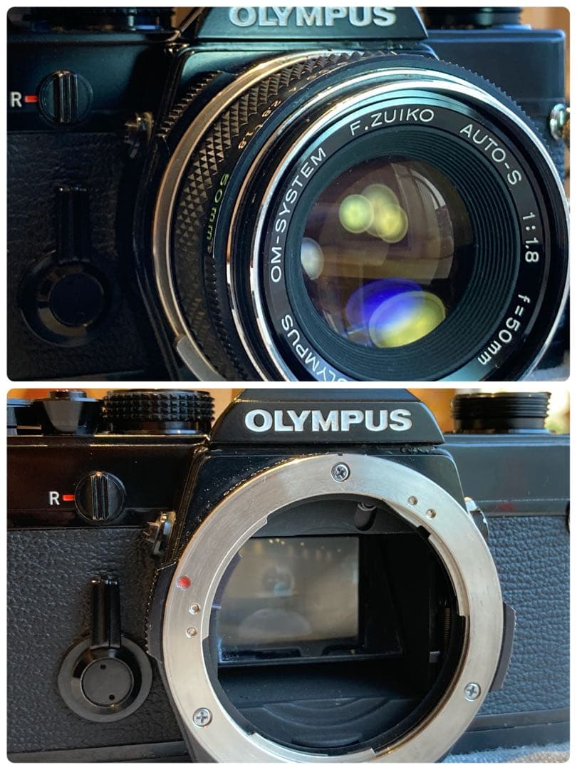 完動品＊美品＊初期保証☆OLYMPUS OM-1 ブラック☆レンズセット＊作例
