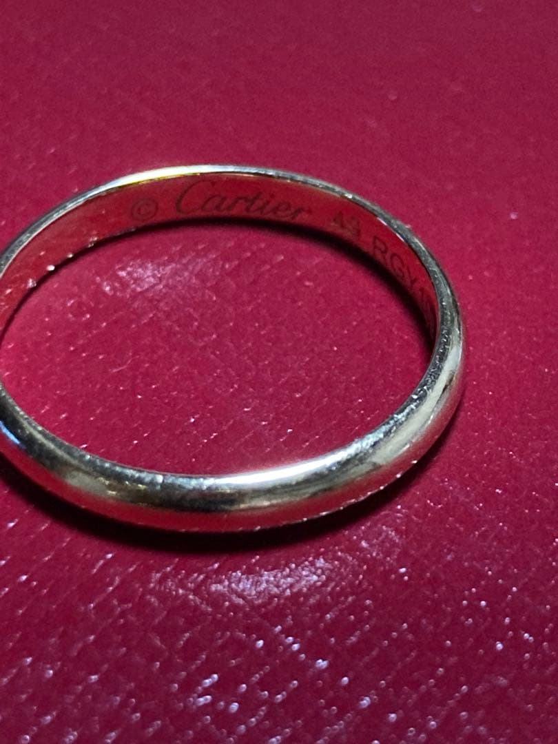 大幅値下げ！Cartier リング　イエローゴールド9号