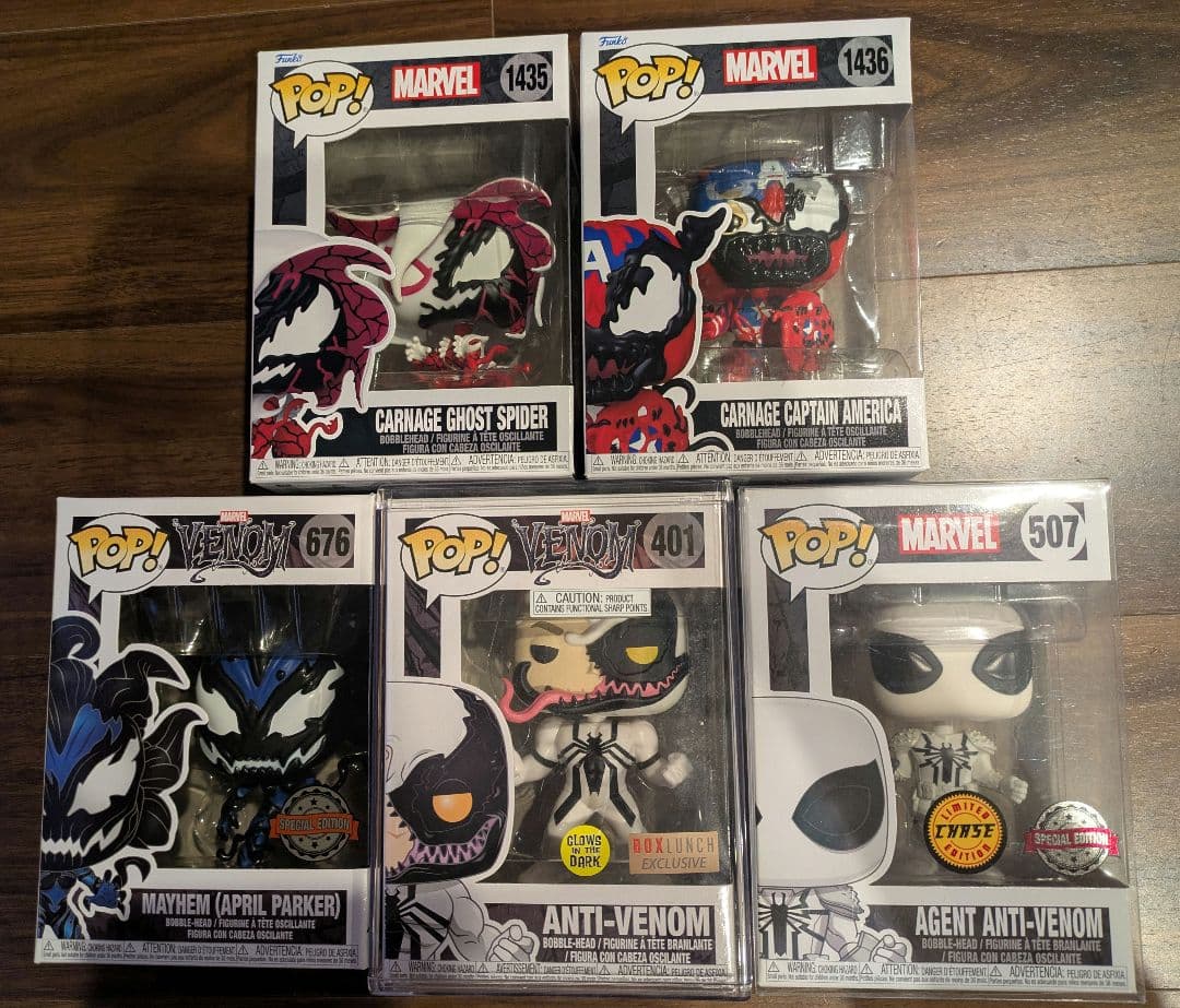 ヴェノム カーネイジ funko pop ✕ 6点セット FUNKO POP! ヴェノム