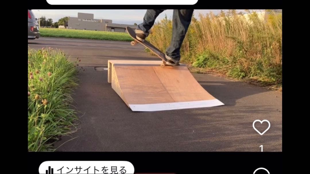 スケートボード用 ミニランプ Mサイズ　ver2 12月より注文増！