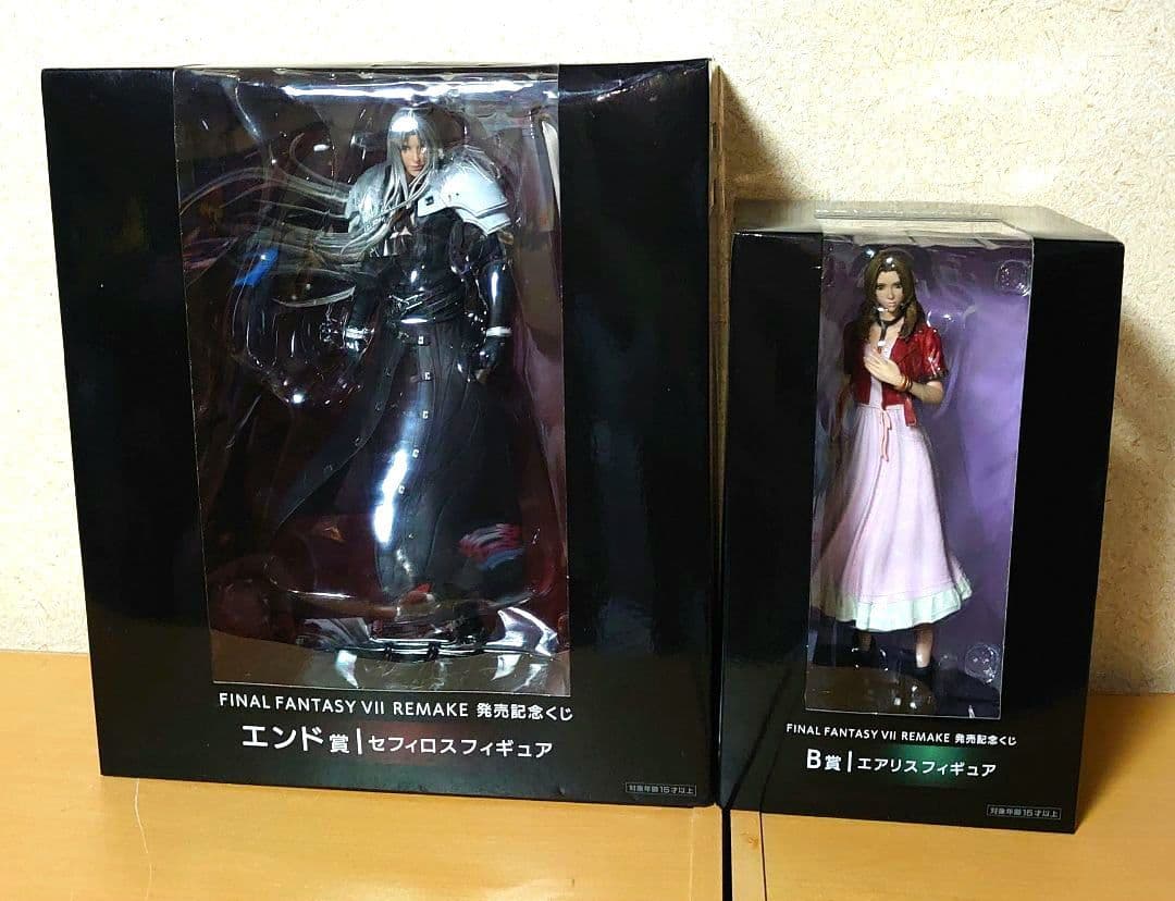 ファイナルファンタジー 一番くじフィギュア セフィロスとエアリス