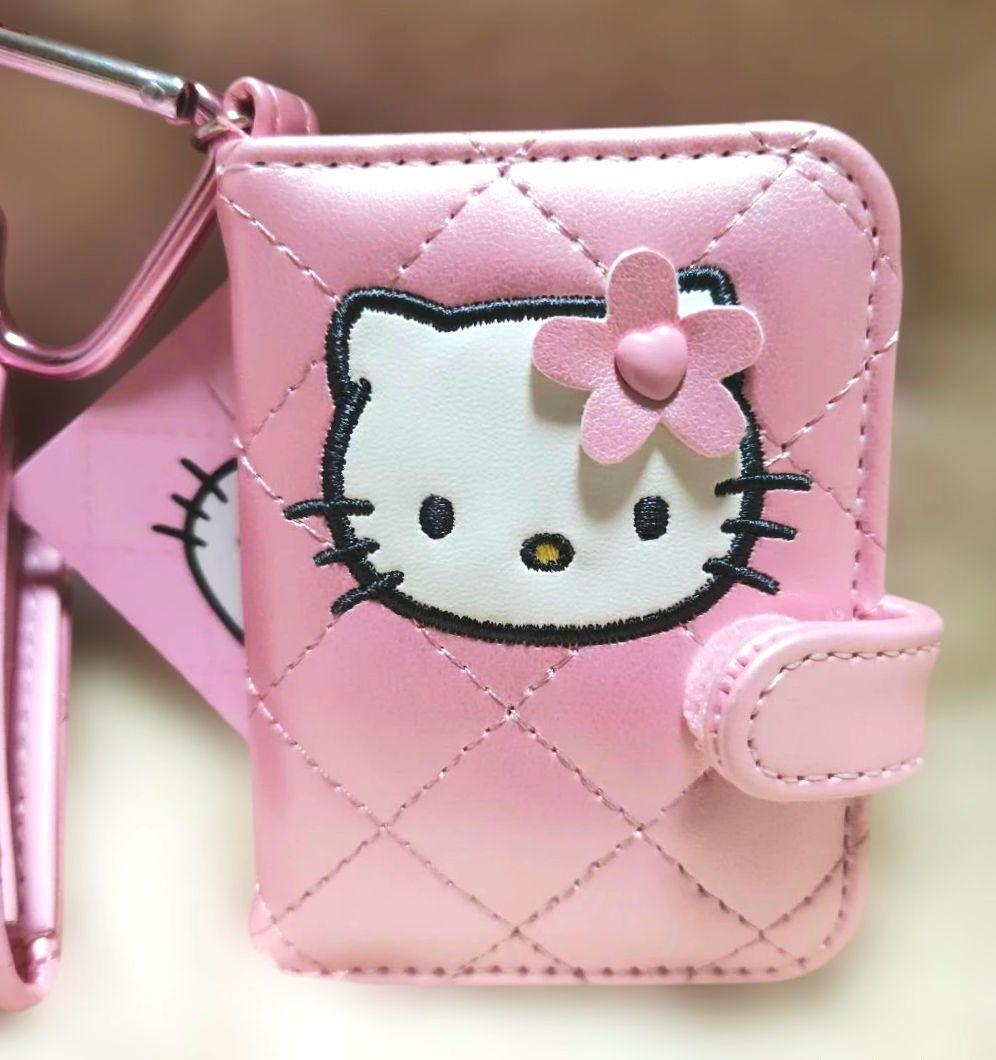 キティミニチュアキルト リュックポーチ バニティ形ケース ウォレット