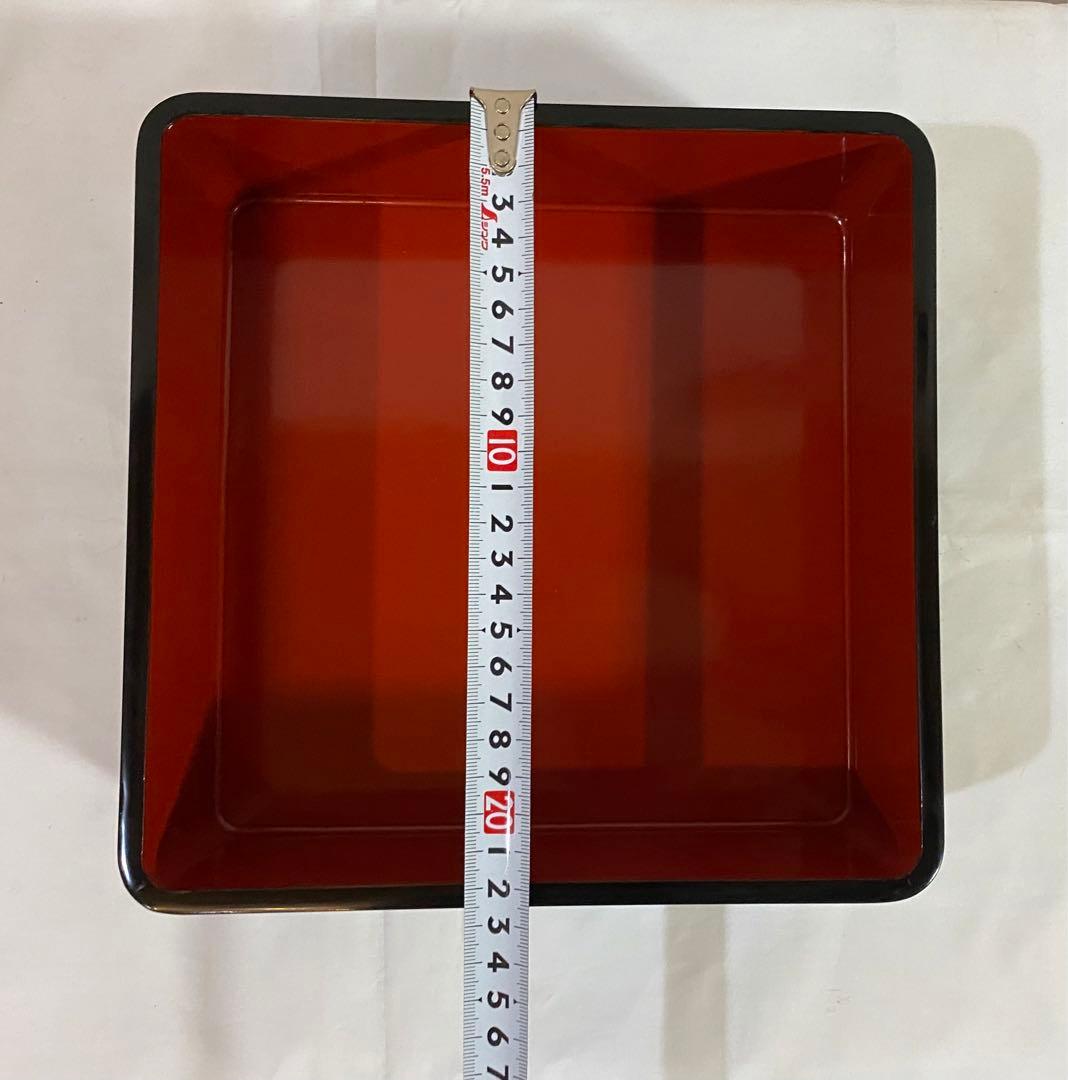 木製、本漆のお重箱　輪島塗