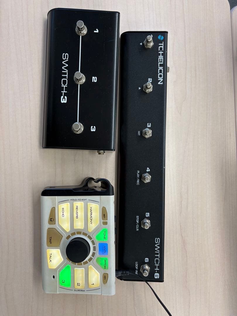 配信機器・PA機器・レコーディング機器 TC-Helicon PERFORM-VK SWITCH-6 SWITCH-3