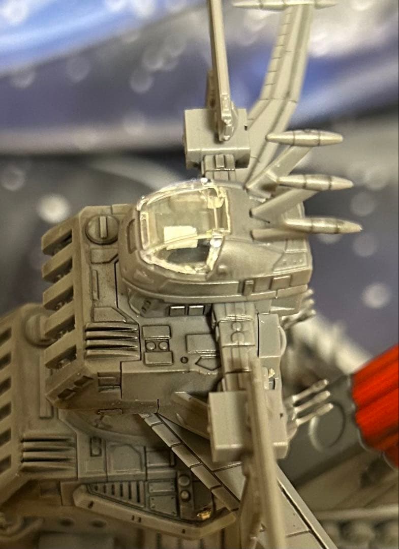 宇宙戦艦ヤマト 1/500フル電飾、墨入れ、つや消し塗装、完成品