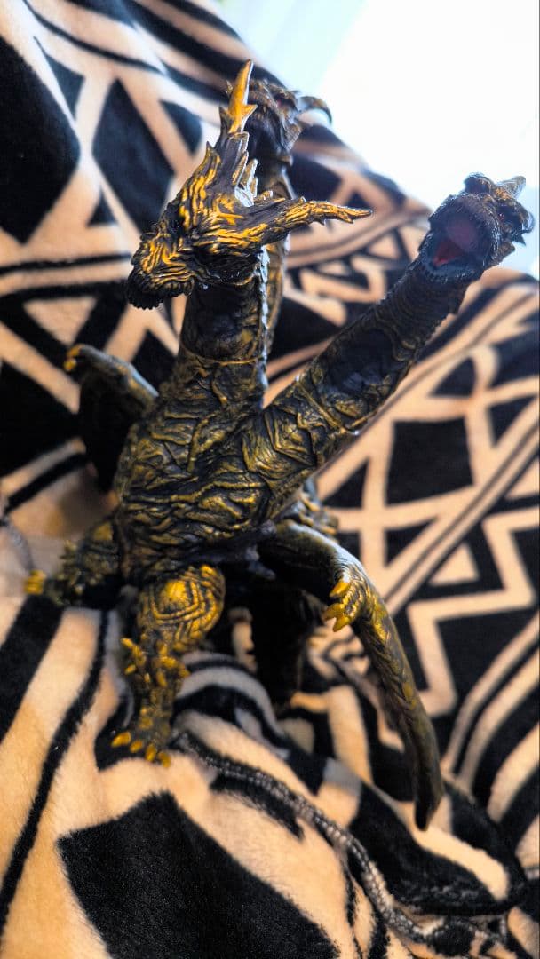 カイザーギドラ ソフビ ムービーモンスター BANDAI 2004 TOHO