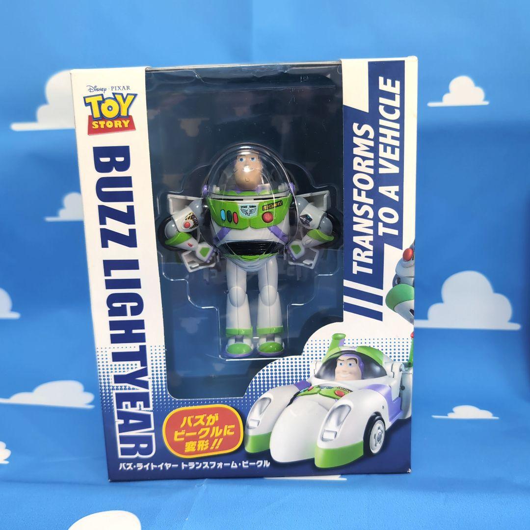トイストーリー　トランスフォーム　ビークル　ウッディ　バズライトイヤー