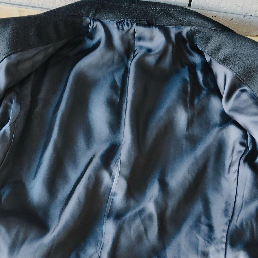 ♠ダーバン】✨美品　カシミヤ100%　ビジネスコート　フォーマル　日本製　黒　L