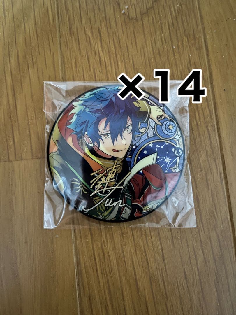 あんさんぶるスターズ 漣ジュン 星乃所向 中国 缶バッジ 14個セット あんさんぶるスターズ 漣ジュン 星乃所向 中国 缶バッジ 14個セット