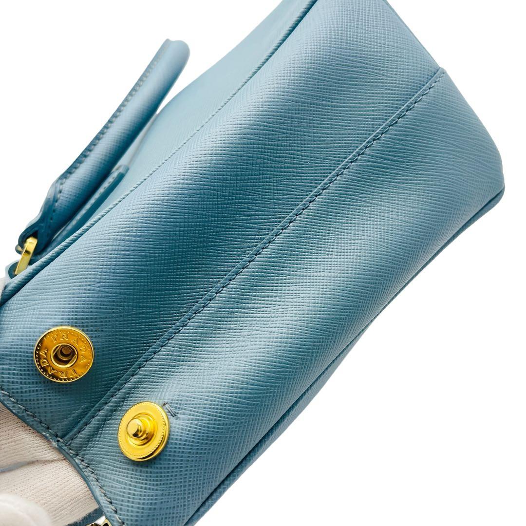 PRADA ガレリア　サフィアーノ　バッグ　レザー　ハンドバッグ