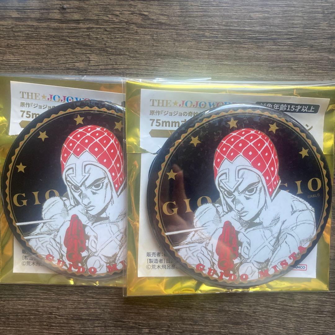 ジョジョの奇妙な冒険 ミスタ ジョジョワールド ホログラム缶バッジ