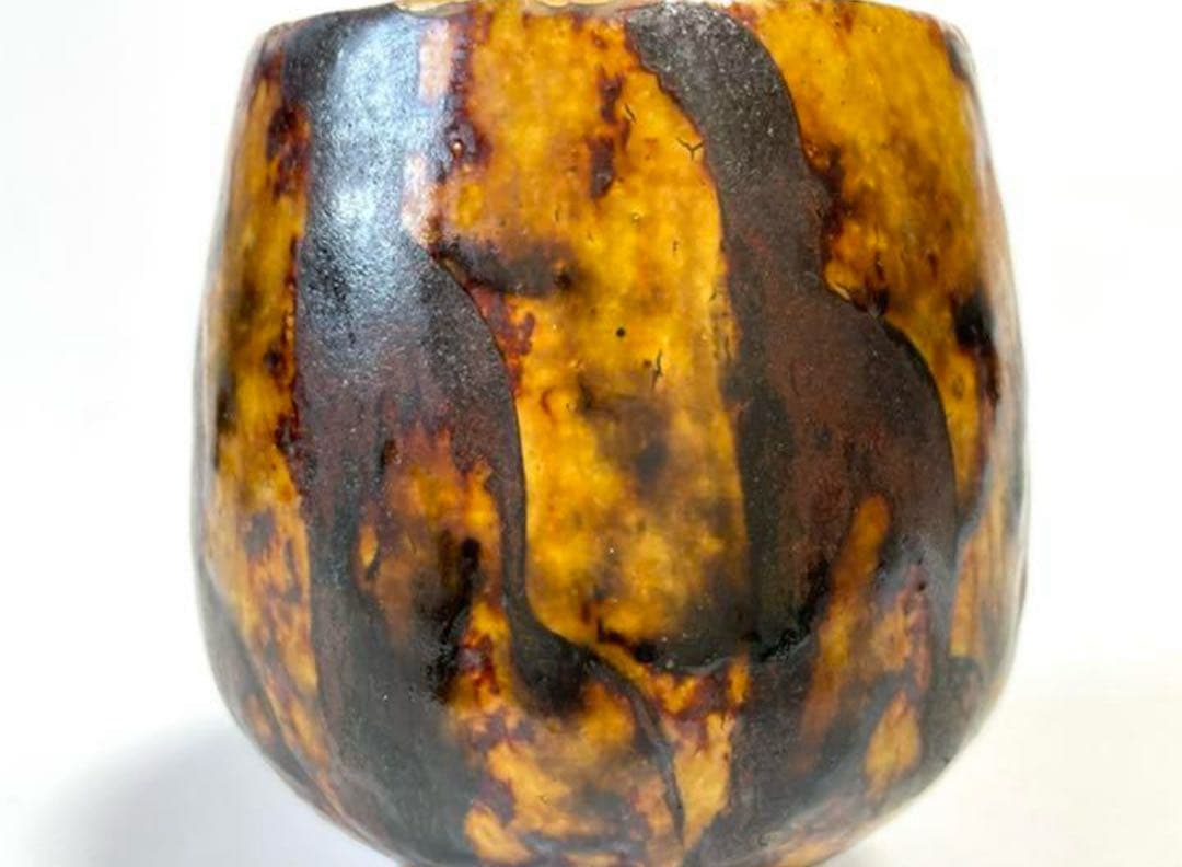 作家物 船木研児 船木研兒 指描 湯呑 湯呑み 民芸 民藝 布志名焼