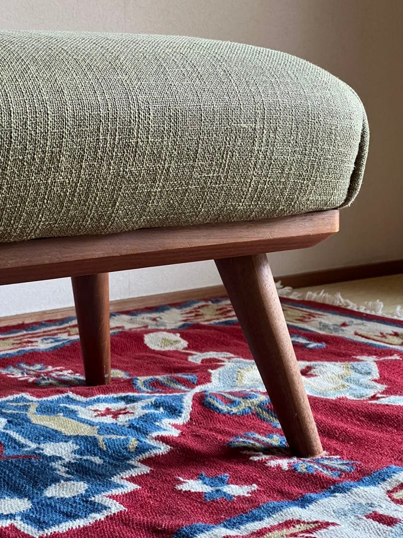 unico ROY オットマン オリーブグリーン