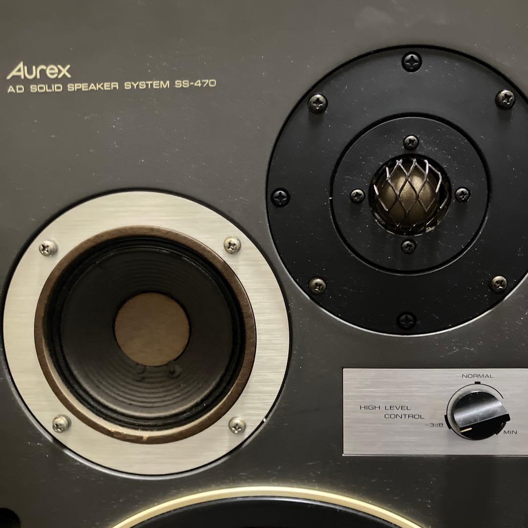 【新年価格】《完動品》Aurex AD SS-470スピーカー②Ｌ側