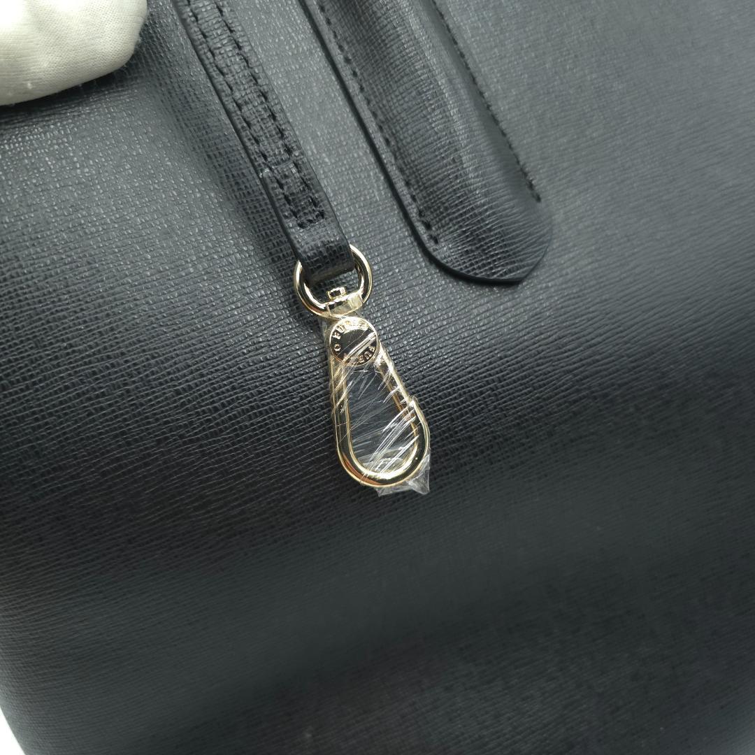 未使用 FURLA フルラ 2WAY テッサ ハンドバッグ ショルダー ブラック