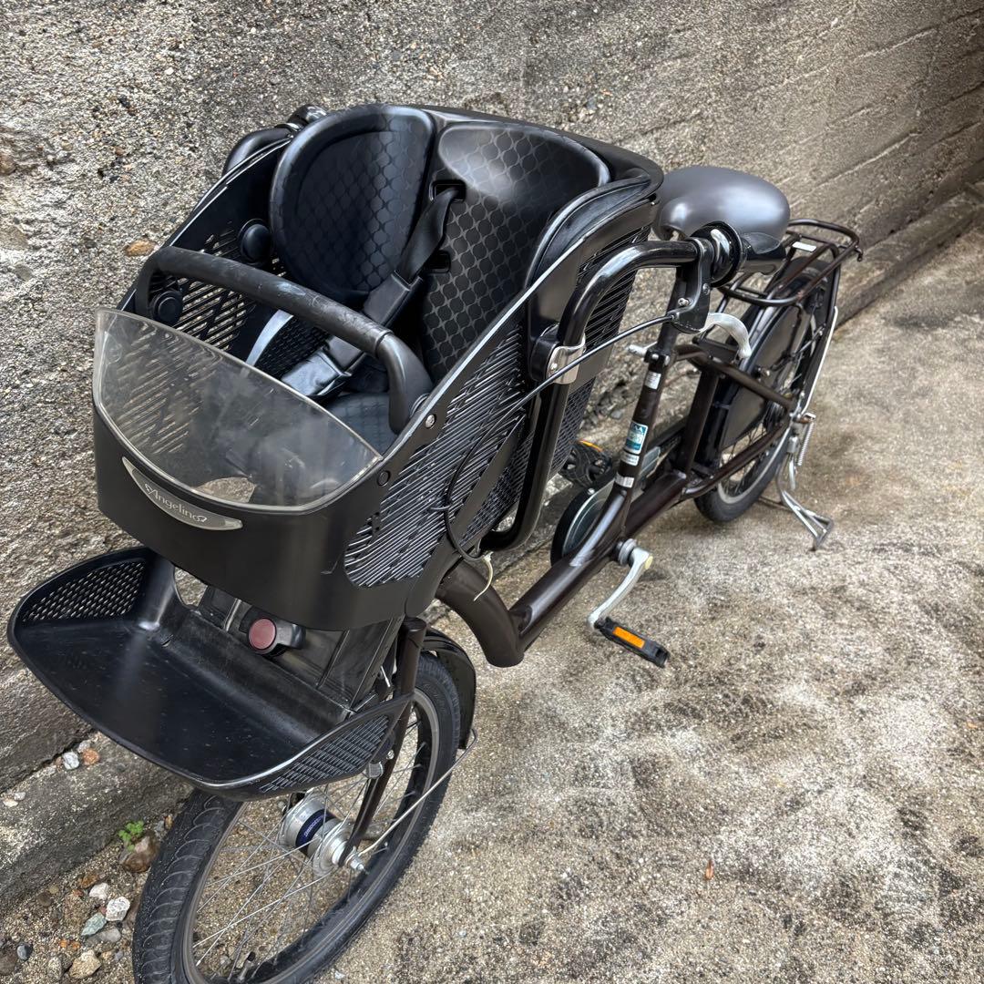 お買得！年式不明ブリヂストンアンジェリーノ非電動20インチ子乗せ自転車