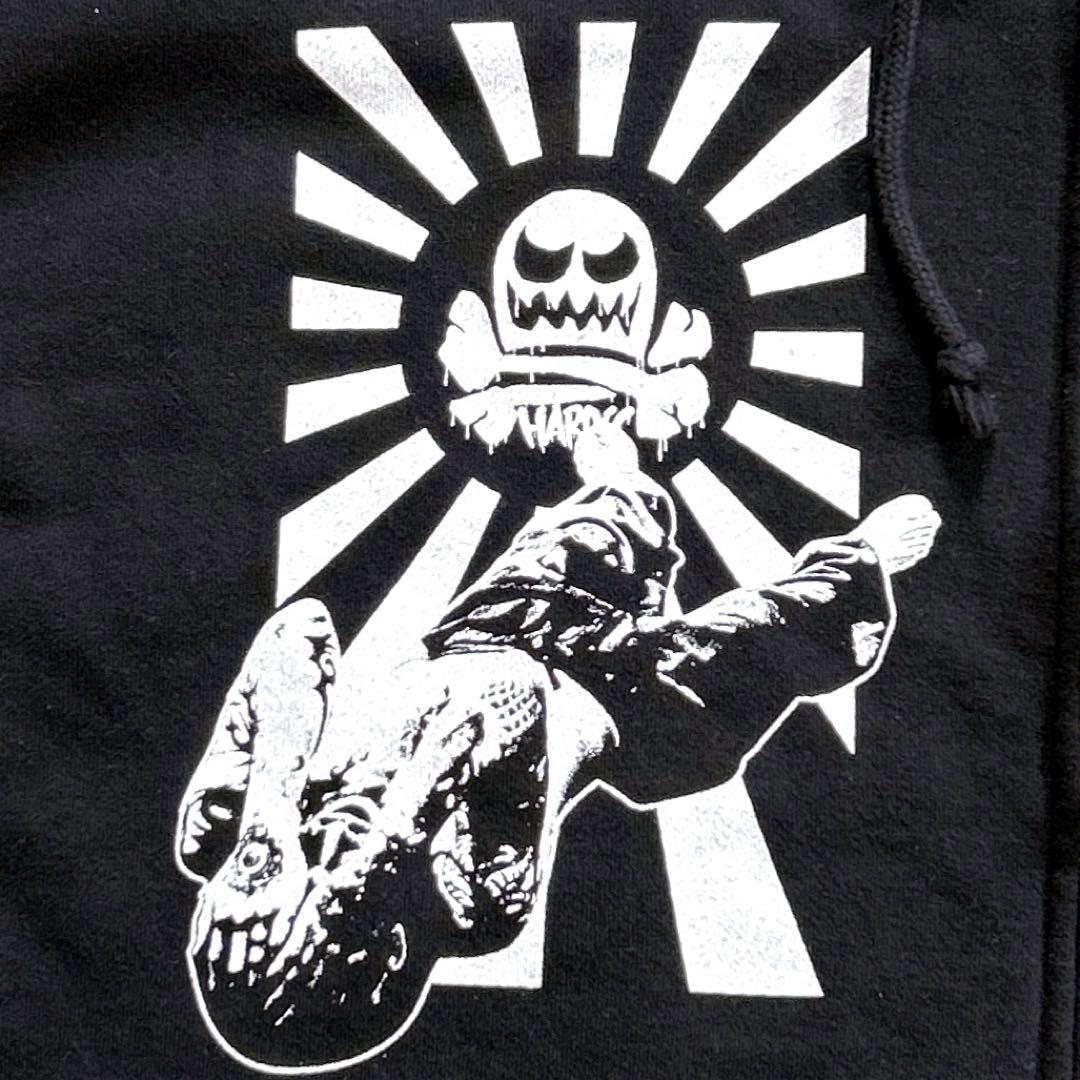 美品 】マキシマムザホルモン×コアチョコ ヘドバン大虐殺 パーカー 黒 XL