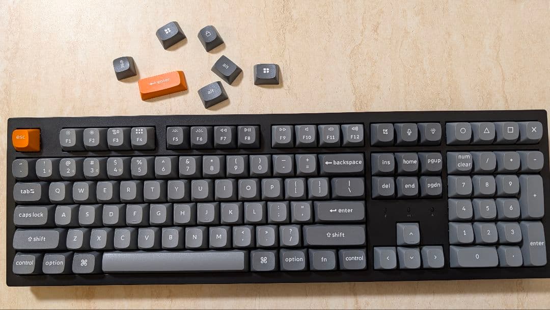 Keychron K10 Max US配列 フルサイズワイヤレスキーボード 茶軸 - メルカリ