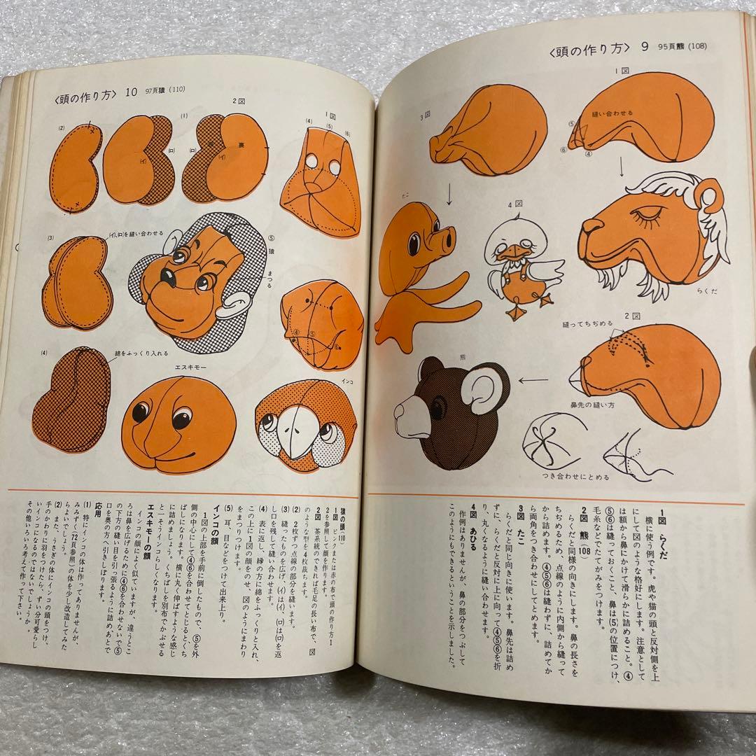 ぬいぐるみ動物―メタモルフォジカによる飯野紀雄作品集 雄鶏社 犬 猫 熊