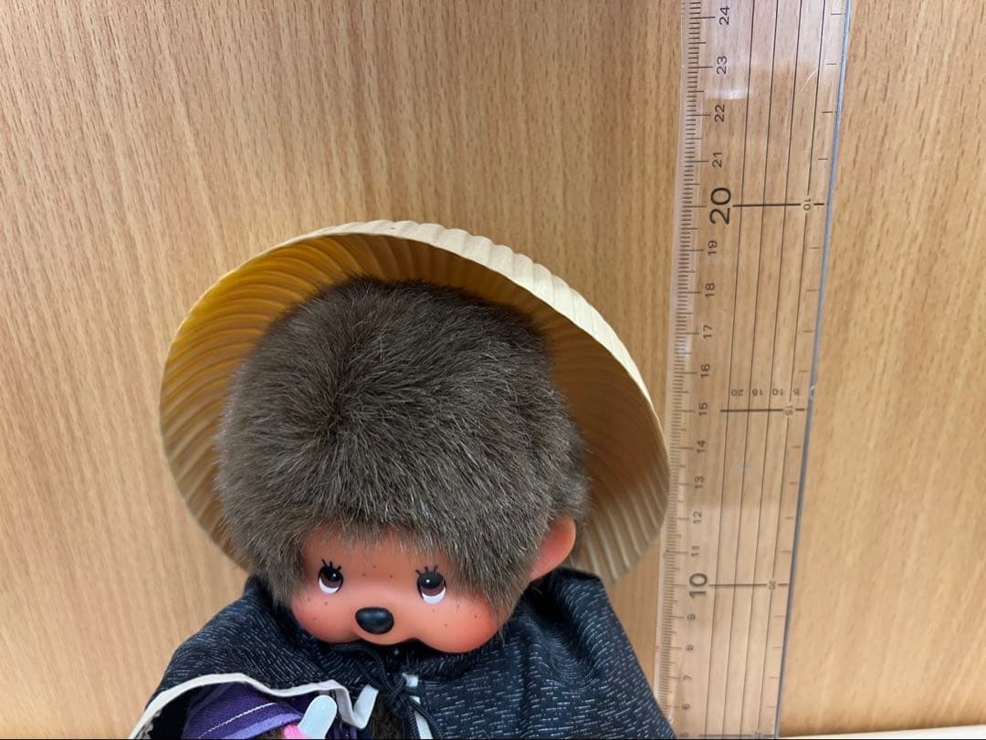 【タグ付き・希少】モンチッチ お遍路Ver.／巡礼スタイル 約20cm