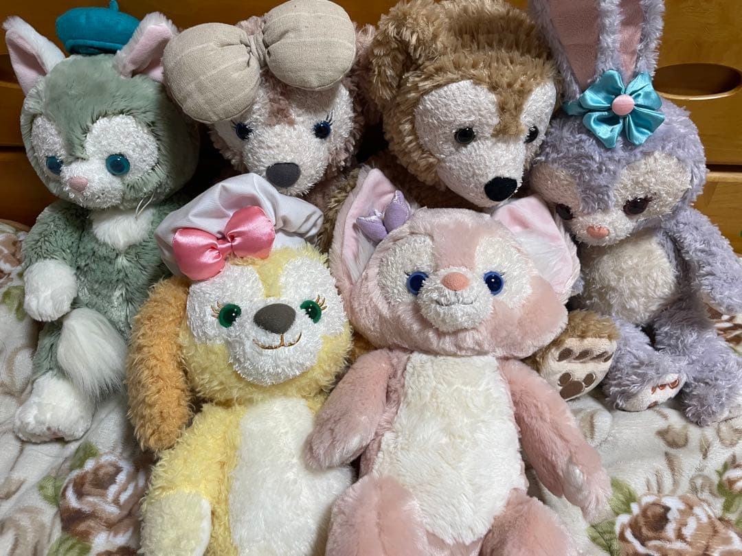 ディズニー　ダッフィーフレンズ　ぬいぐるみセット