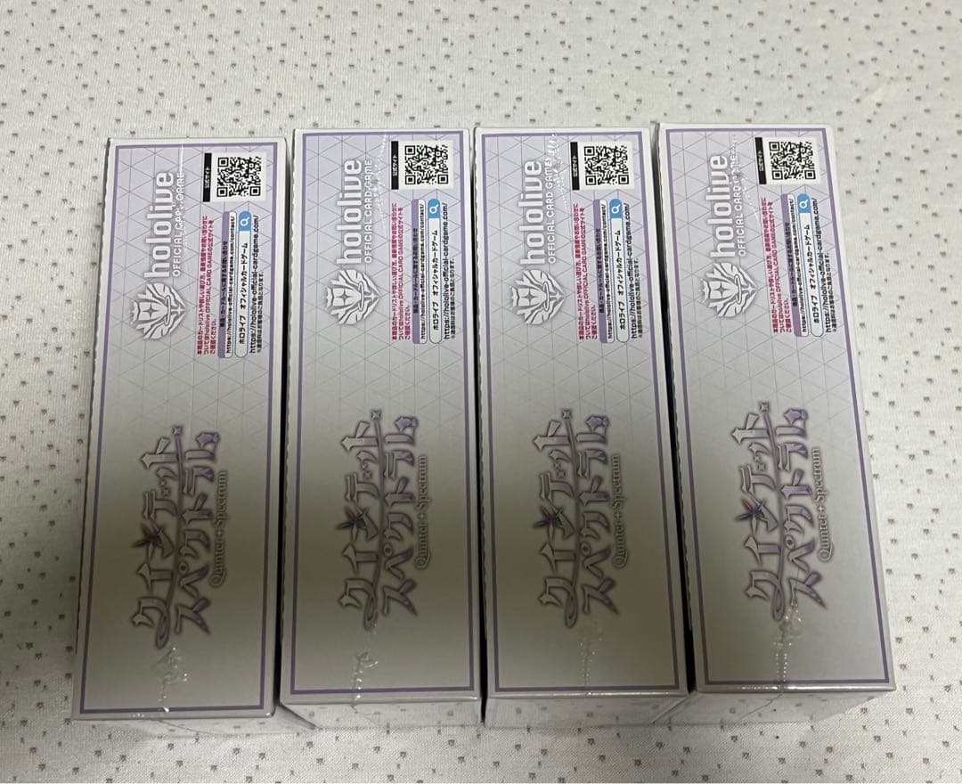 ホロライブ クインテットスペクトラム 新品未開封　シュリンク付き4box