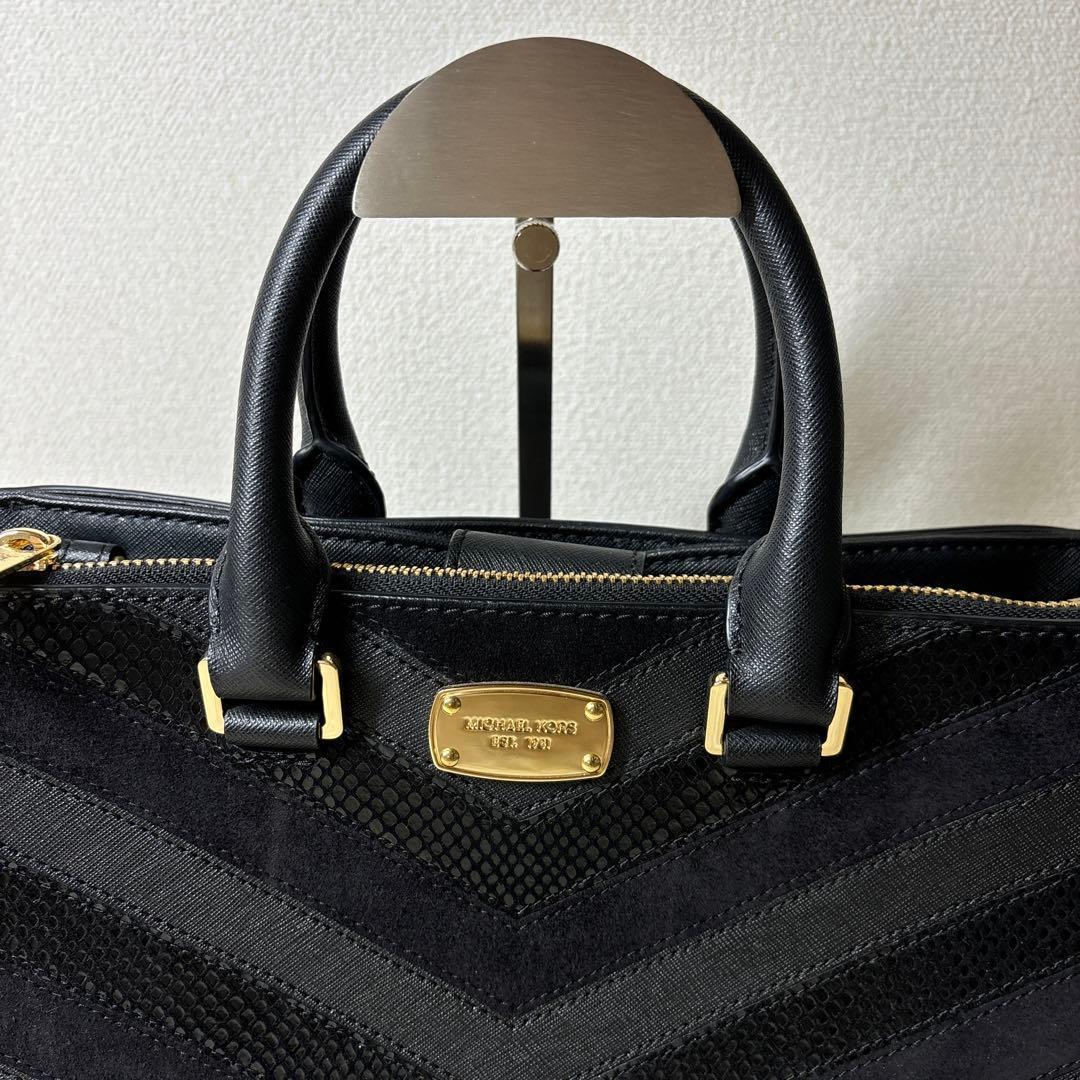 【極美品】マイケルコース ハンドバッグ ブラック A4収納可｜通勤・仕事用