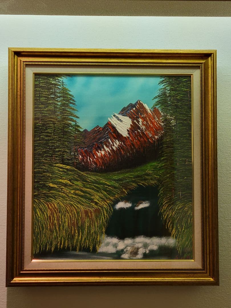 絵画 Spectacular Waterfall