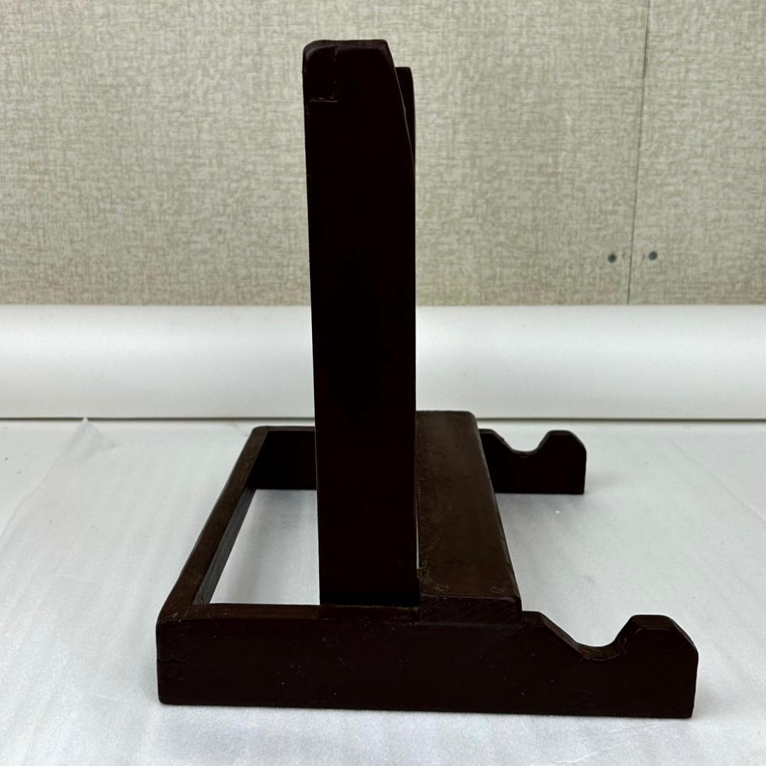 備前焼　末石高仙　陶板　重厚　置物　飾り板　8.2㎏　共箱無し