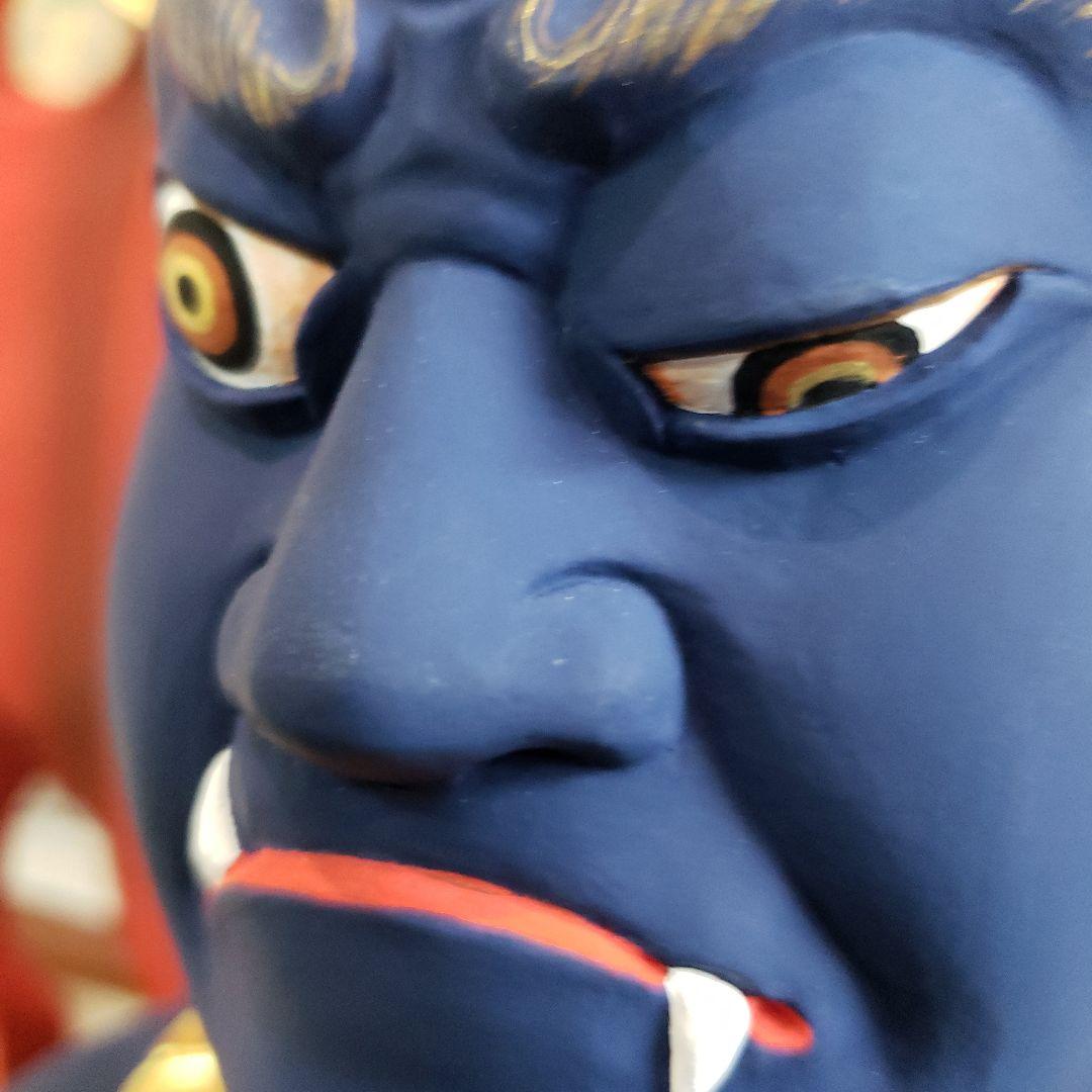 Bフライデー送料無料☆極彩色 不動明王三尊像2尺☆矜羯羅童子・制多迦