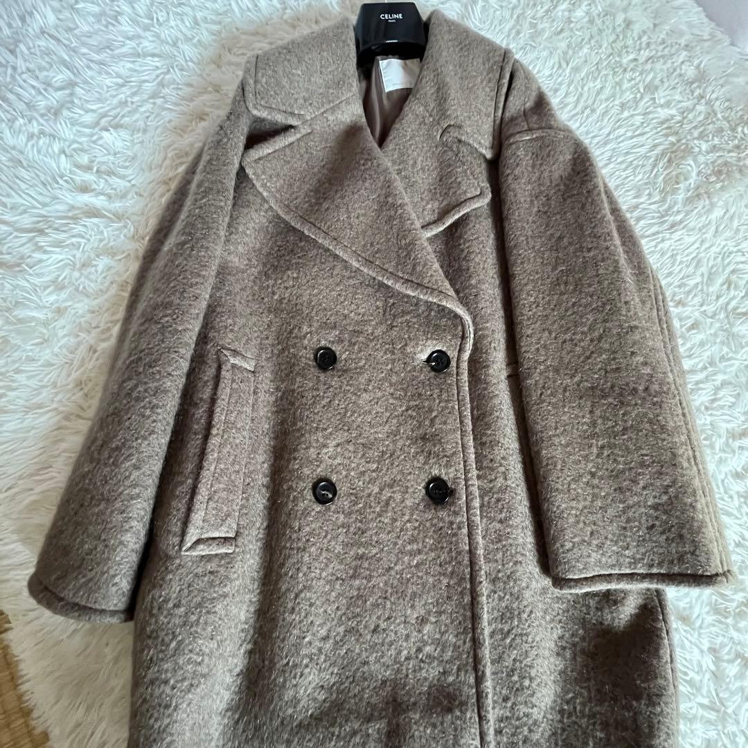 ☆超美品☆ GALLARDAGALANTE モヘヤシャギー ハーフ ダブルコート