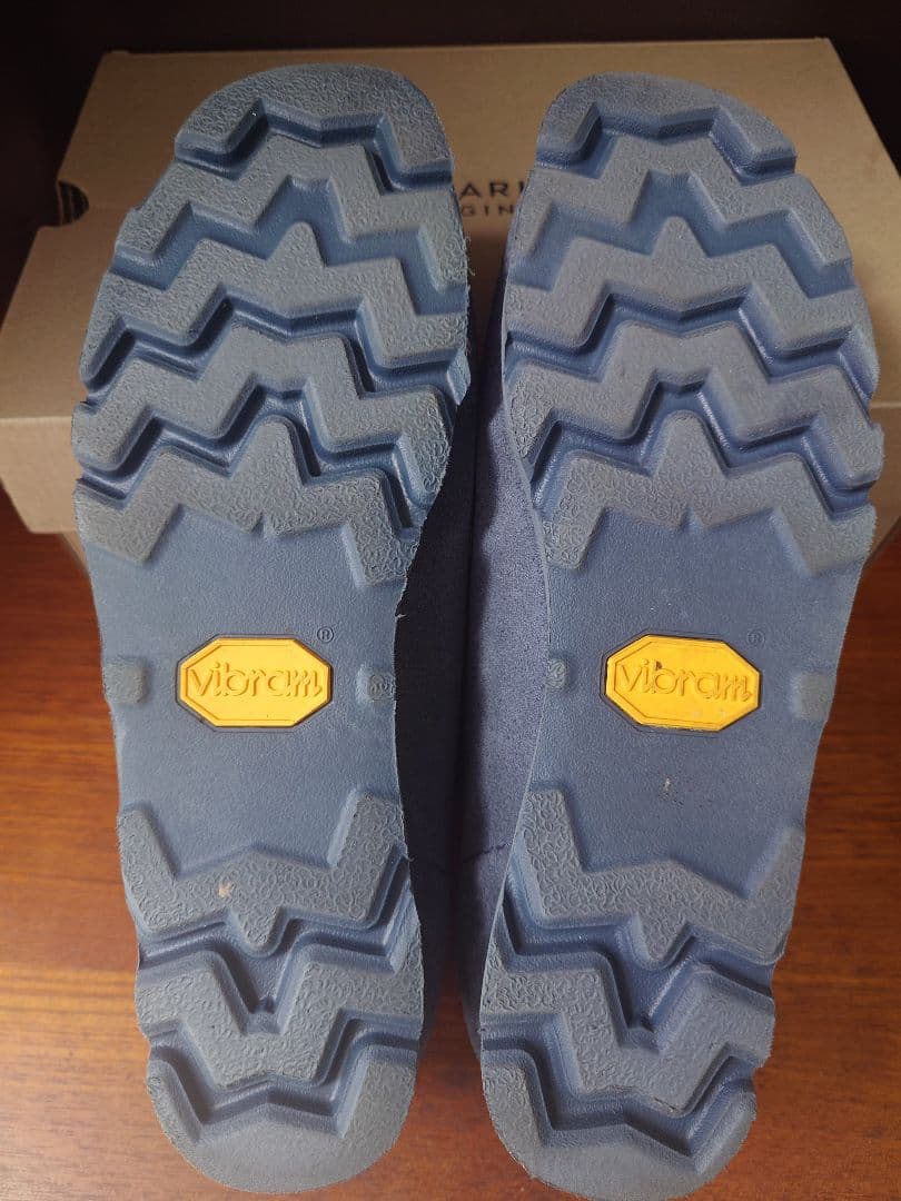 靴 CLARKS wallabee GTX Blue/Grey Sde UK8