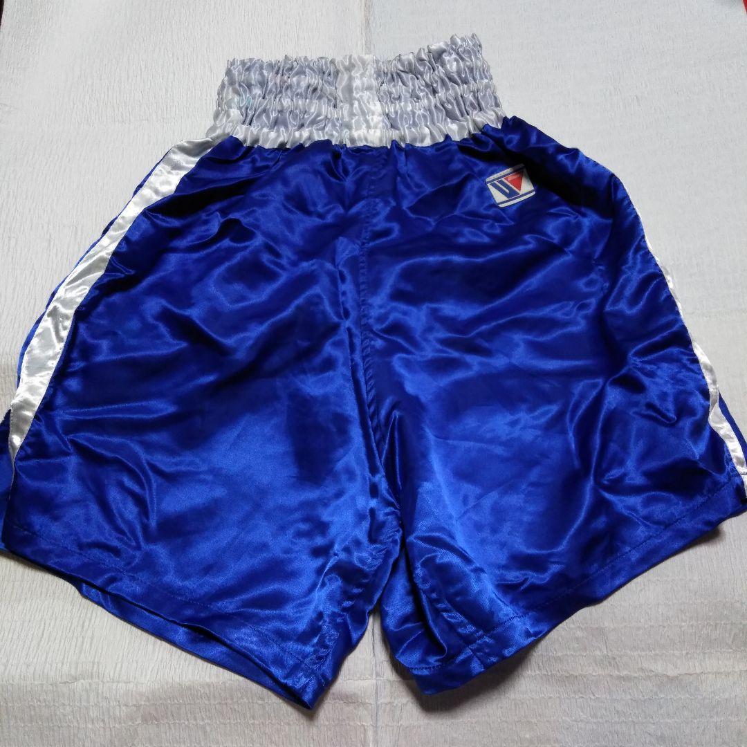 Winning ウイニング ボクシング パンツ 青 ブルー Sサイズ？ 白ライン