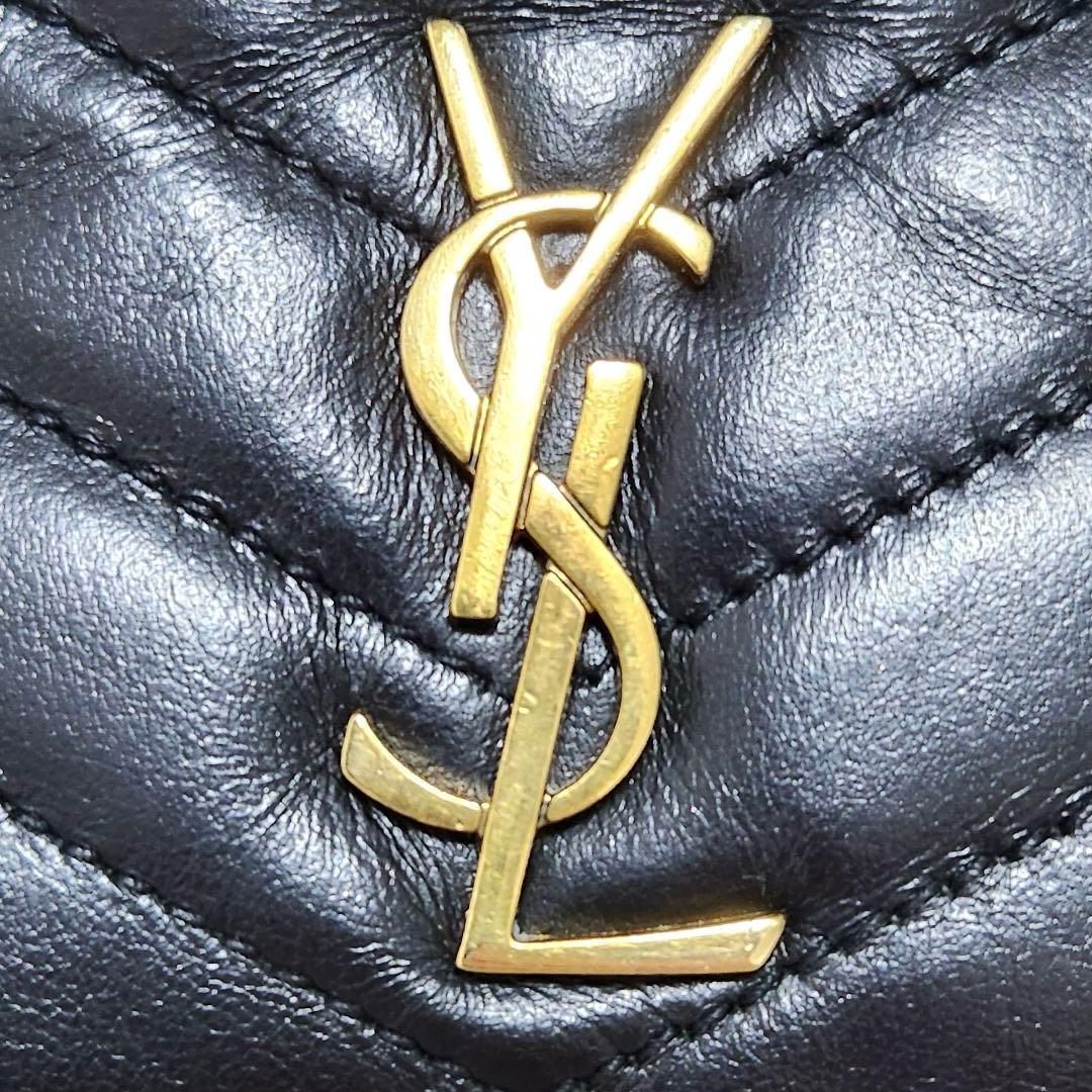 ✨美品✨サンローラン　ケース　キーリング　カサンドラ　キルティング　YSL